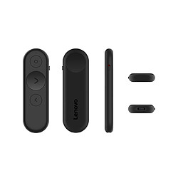Lenovo Portable Rechargeable Presentation Remote Noire