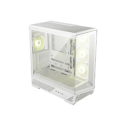 Boîtier PC MSI MAG PANO 130R PZ BLANC, format tour moyenne
