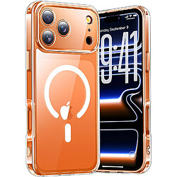 Coque Silicone Transparente Compatible Magsafe + 2 Verres Trempes Pour iPhone 17 Pro Little Boutik©