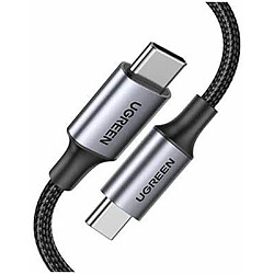 UGreen câble usb-c renforcé 1m 100w charge rapide noir