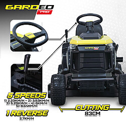 Acheter Gardeo Pro Tracteur tondeuse 352cc - largeur de coupe 83cm - Fonction mulching