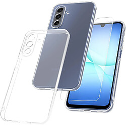 Coque Silicone Transparente + Verre Trempe Pour Samsung Galaxy A17 Little Boutik©