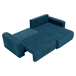 Acheter Bestmobilier Naomi canapé d'angle convertible - Bleu