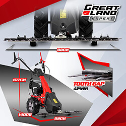 Acheter Greatland Motofaucheuse thermique 196cc - Largeur de coupe 88cm