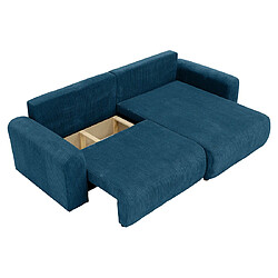 Avis Bestmobilier Naomi canapé d'angle convertible - Bleu