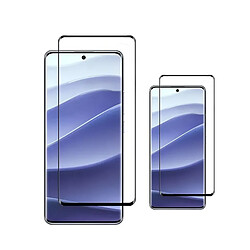 Kit 2 Verre Trempé Courbé Premium À Coque Complète PHONECARE Pour Xiaomi Redmi Note 15 Pro 5G - Transparent/Noir