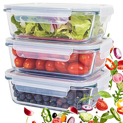 Acheter Ensemble de boite de conservation en verre 3 pièces Classbach C-FHD4020G