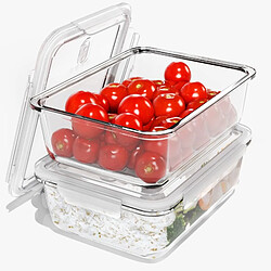 Ensemble de boite de conservation 2 pièces en verre Classbach C-FHD4024G