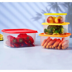 Ensemble de boites de conservations alimentaires 8 pièces Herzberg HGSFS8N1 pas cher