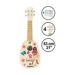 Lexibook Ukulele Vaina en bois avec cordes en nylon - 53 cm