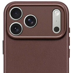 Avis Decoded Coque pour iPhone 17 Pro Max MagSafe en Cuir Antichocs Marron