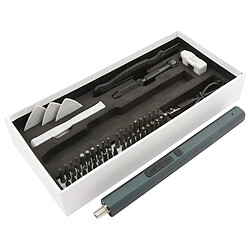 Avizar Tournevis Électrique pour Smartphones et Tablettes 49 Embouts Précis Vert