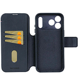 Avis Decoded Étui Folio pour iPhone 17 Pro MagSafe en Cuir avec Coque Détachable Bleu marine