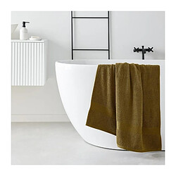 Today Serviette de toilette rayée - Bronze pas cher