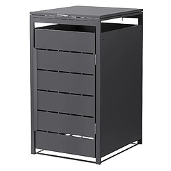 ML-Design Abri pour poubelles Habillage pour poubelles 240L Abri pour poubelles 68x80x120