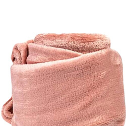 Inny Couverture pour Canapé et Lit en Tissu 150x200cm Confortable Chaleureux Rose