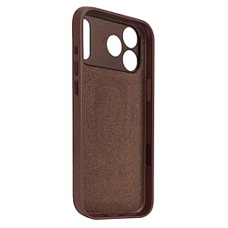 Decoded Coque pour iPhone 17 Pro Max MagSafe en Cuir Antichocs Marron pas cher