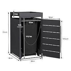 ML-Design Abri pour poubelles Abri pour poubelles Habillage pour poubelles Caisse à plante