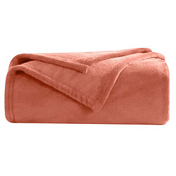 Inny Couverture pour Canapé et Lit 150x200cm Confortable Chaleureux Corail