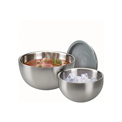 Gsw Saladier isotherme inox avec couvercle