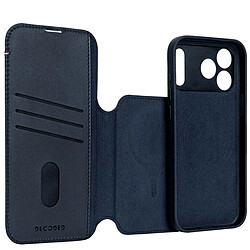 Acheter Decoded Étui Folio pour iPhone 17 Pro MagSafe en Cuir avec Coque Détachable Bleu marine