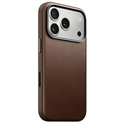 Avis Nomad Coque pour iPhone 17 Pro MagSafe en Cuir Traditional Antichocs Marron