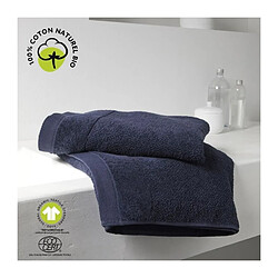 Today drap de bain en coton bio - Bleu marine