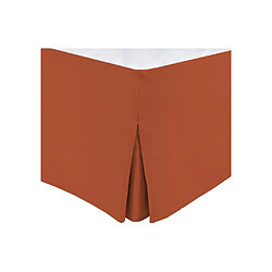 Cache sommier - HOME LINGE PASSION - 140 x 190 cm + 30 cm - Terracotta