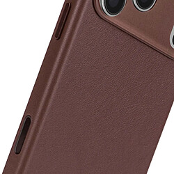 Acheter Decoded Coque pour iPhone 17 Pro Max MagSafe en Cuir Antichocs Marron