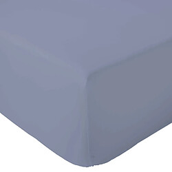 Linnea drap-housse percale de coton - Bleu