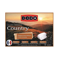 Avis DODO Couette temperee Country - 140 x 200 cm - Blanc
