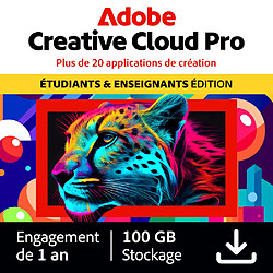 Adobe Systems Adobe Creative Cloud Pro - Etudiants et enseignants