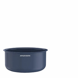 Set de 3 casseroles 16-18-20 cm poignée amovible Bleu Arthur Martin AM0320