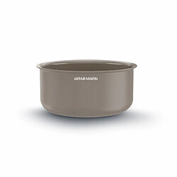 Set de 3 casseroles 16-18-20 cm poignée amovible Taupe Arthur Martin AM1122