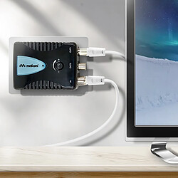 Meliconi - Amplificateur de signal d'antenne AMP200 - Amplification x10 - Prêt à l'emploi - 1 prise d'entrée et 2 prises de sortie