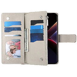 Acheter Étui Pour bascula Xiaomi Poco M7 4G Portefeuille Élégant Étui en cuir Fentes pour cartes GANGXUN Rouge