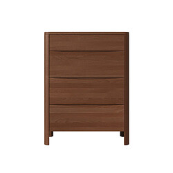 Visby Commode chiffonnier 6 tiroirs - Noyer