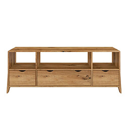 Visby Meuble TV en chêne - Naturel