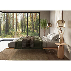Avis Visby Lit flottant en hêtre massif MOMOKO / 160x200 cm, couleur naturelle