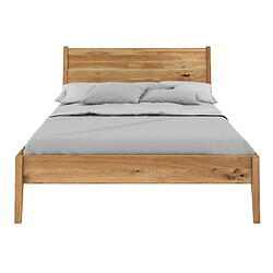 Visby Lit en chêne RADOM / 160 x 200 cm, vernis naturel