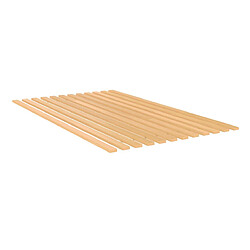 Visby Sommier à lattes 2 places - Bois clair