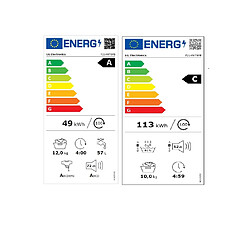 Lave-linge 12 kg + sèche-linge 10 kg - F 214 WT 8 PB - Washtower - LG