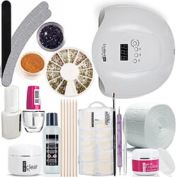 Kit manucure N°19: Modelage faux ongles avec gel UV monophase 3 en 1 et capsules