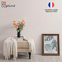 Decopine Papier Peint 3D Auto-adhésif en Relief – Blanc – Étanche et Décoratif