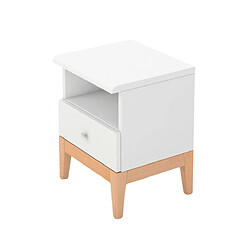 Visby Table de chevet murale - Blanc