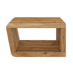 Visby Table de nuit chêne massif - Naturel