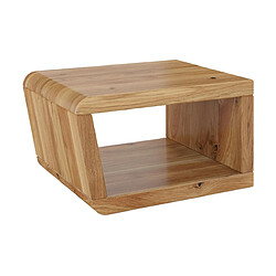 Visby Table de nuit chêne massif - Naturel