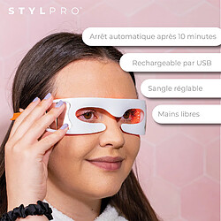 Stylideas lunettes photothérapie LED pour yeux pas cher