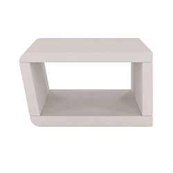 Visby Chevet niche en bois - Blanc