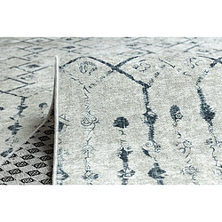 RUGSX TAPIS DE COULOIR antidérapant LOTUS OASIS 43570 Boho beige lavable 80cm 80x530 cm pas cher